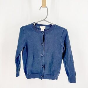 J Crew Toddler Navy Cardigan